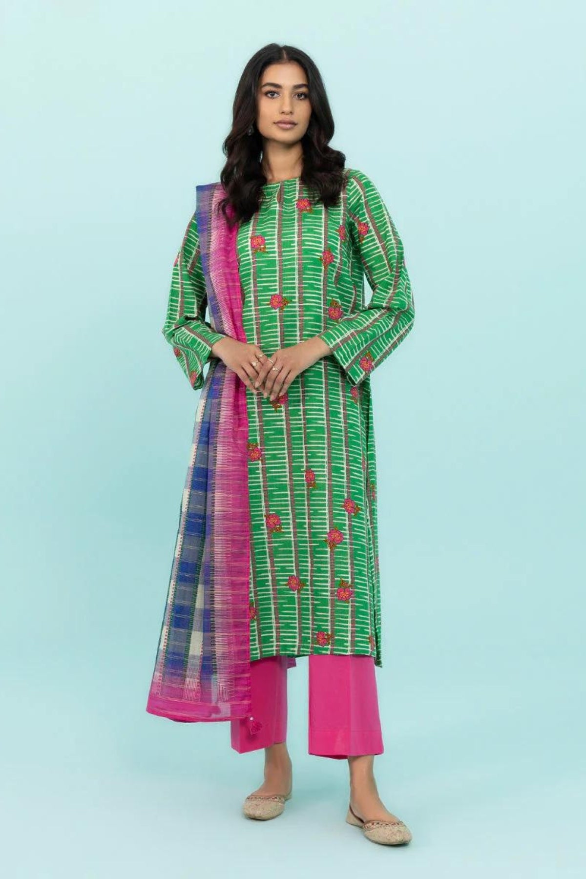 Sapphire Green Woman 3 pc Suit