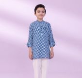 Kids Kurta Collection Blue and White